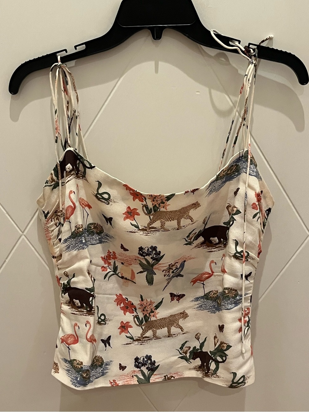 Reformation animal / jungle print tank